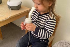hétszínvvirág sóterápia - kisgyermek inhalál önállóan